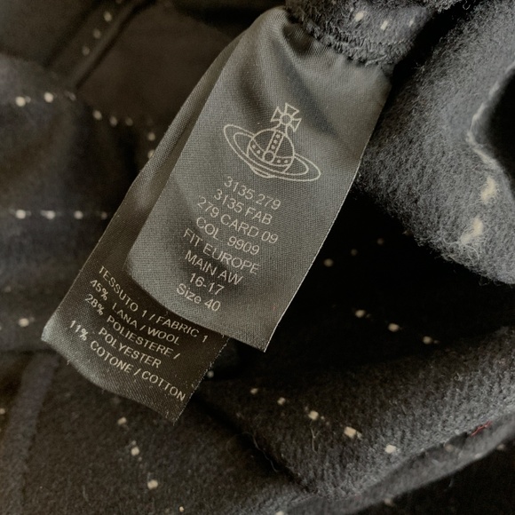 Vivienne Westwood Brand New A/W 2016 Wide Leg Wool Pants w/ Pin Stripes - Picture 11 of 13